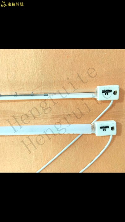 450mm 800w Infrared Heater Short Wave Quartz Halogen Infrared Heater Tube Lamp Quartz for Blowing Molding Machine