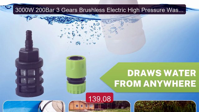 3000W 200Bar 3 Gears Brushless Electric High Pressure Washer 6 IN 1... Top Rated 2026 | Buy Now!