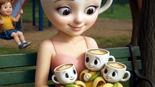 Ballerina Cappuccina s babies are kidnapped by Tung Tung Sahur #brainrot #cartoon