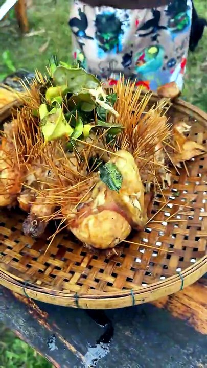 Cooking yummy deep fried chicken braised recipe