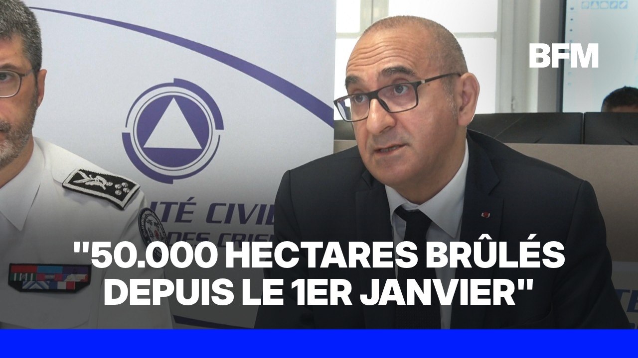 Laurent Nuñez fait le point sur les "quatre incendies les plus significatifs" en cours