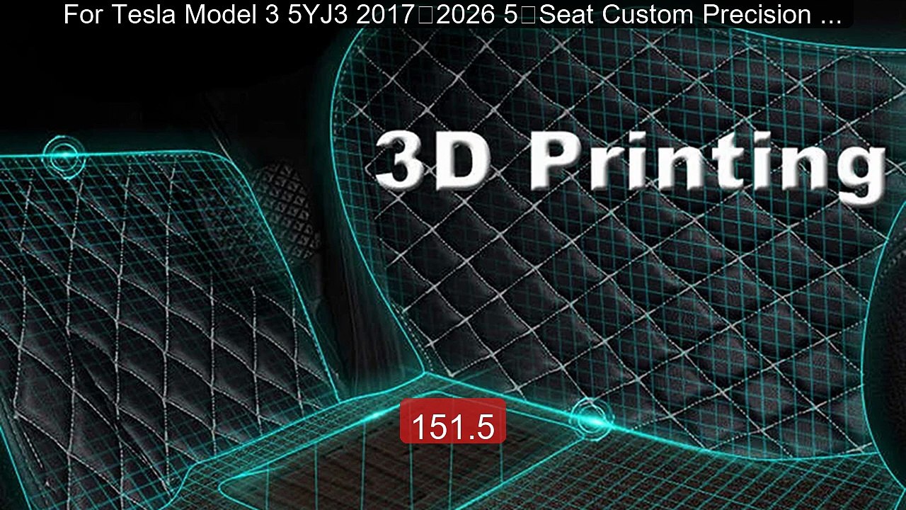 For Tesla Model 3 5YJ3 2017‑2026 5‑Seat Custom Precision Fit C... -- Hot Deal 2026 | Limited Offer!