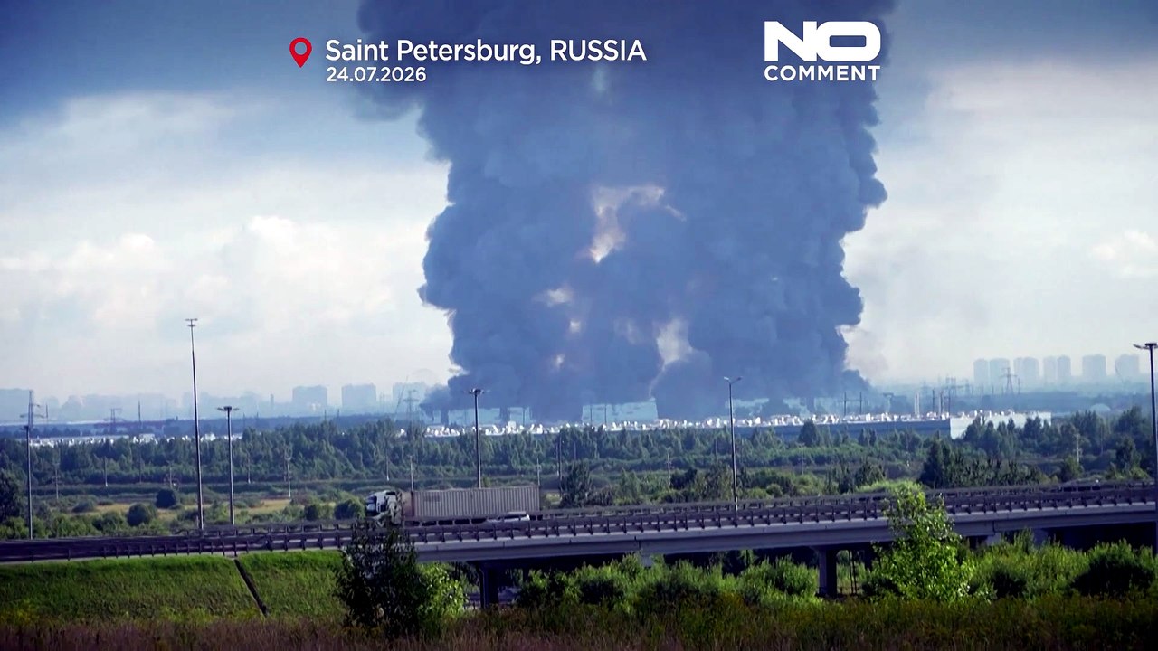 Ukrayna SİHA saldırısı St. Petersburg depolarında büyük yangın çıkardı