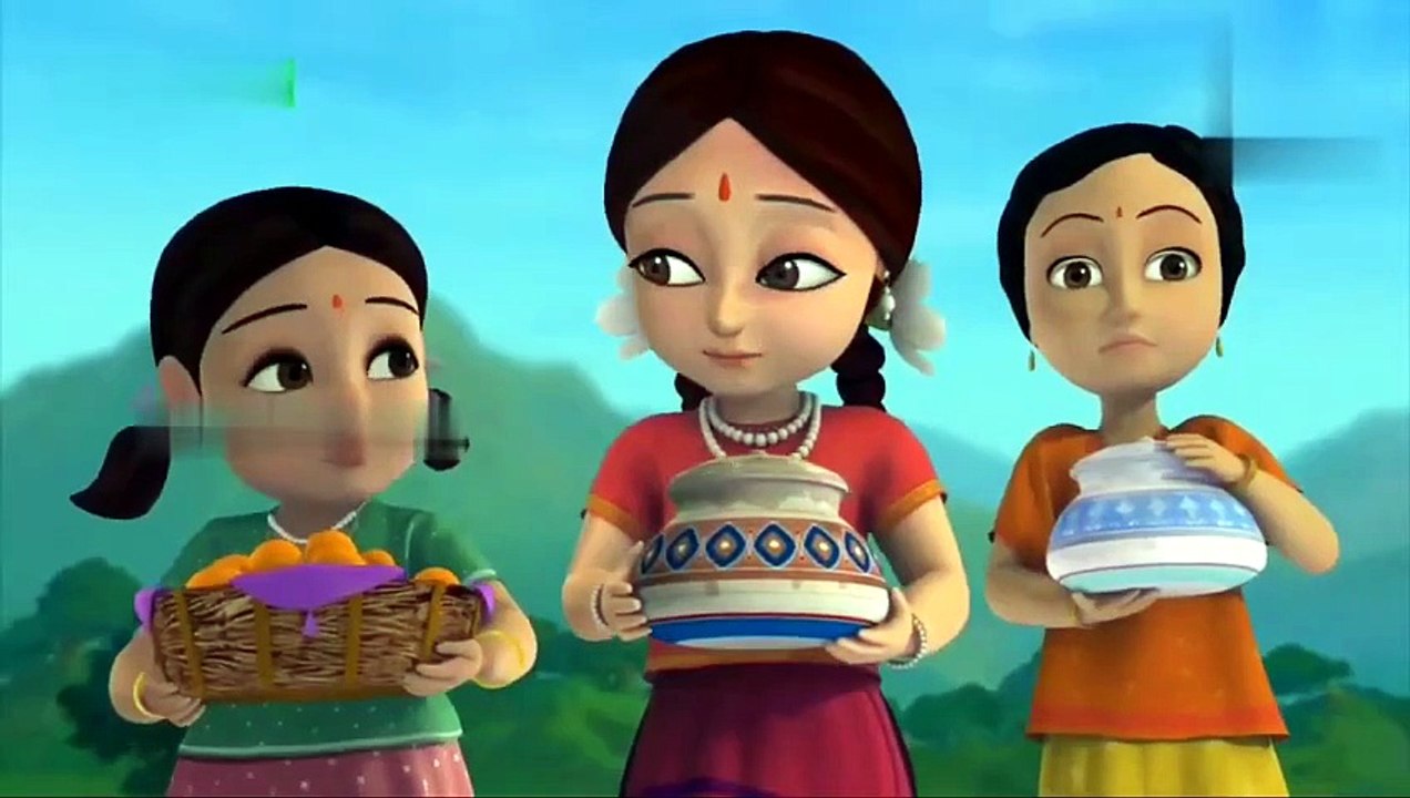 little Krishna 9 - Telugu - The Mystery of the Vanishing Sheep. [Full Movie]