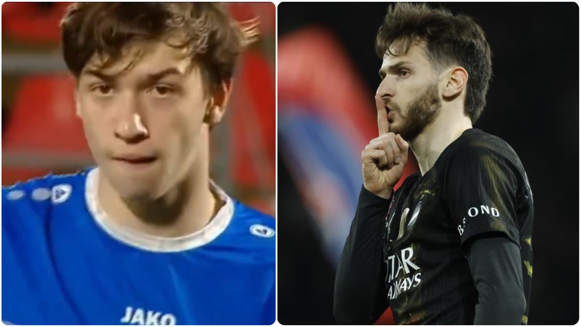 El hermano pequeño de Kvaratskhelia debuta como titular en Europa... y es un calco de él