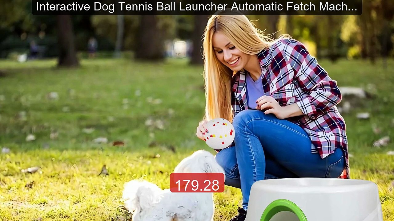 Interactive Dog Tennis Ball Launcher Automatic Fetch Machin... -- Top Pick 2026 | Unbeatable Price!