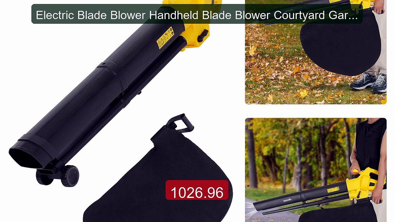 Electric Blade Blower Handheld Blade Blower Courtyard Garden Blower -- Top Rated 2026 | Buy Now!