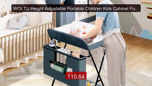 WOLTU Height Adjustable Portable Children Kids Cabinet Foldable Bab... Top Rated 2026 | Buy Now!