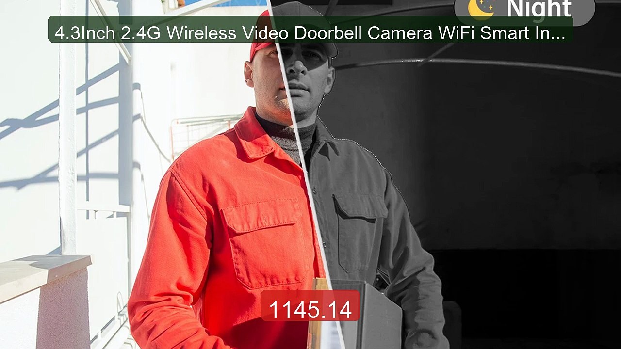 4.3Inch 2.4G Wireless Video Doorbell Camera WiFi Smart Interc... -- Amazing Value 2026 | Must Have!