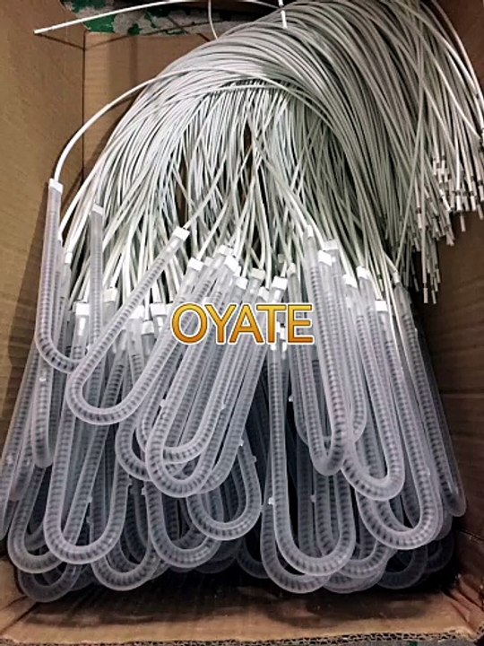 U- shape Frosted carbon fiber heating lamps 120v 450w for Micro-wave oven