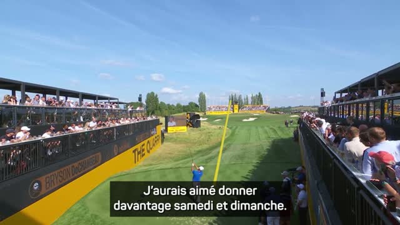 LIV Golf UK - DeChambeau affirme avoir vécu un "beau combat" au British Open malgré sa pénalité