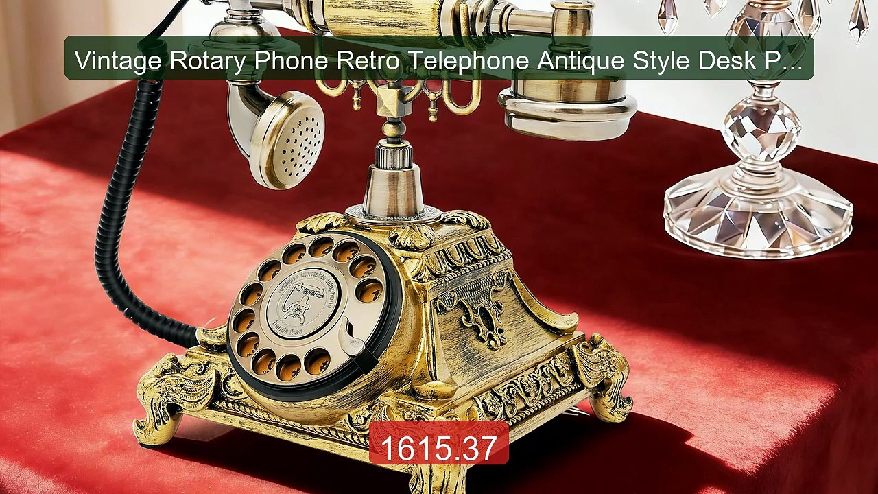 Vintage Rotary Phone Retro Telephone Antique Style Desk Phone ... -- Best Buy 2026 | Great Quality!