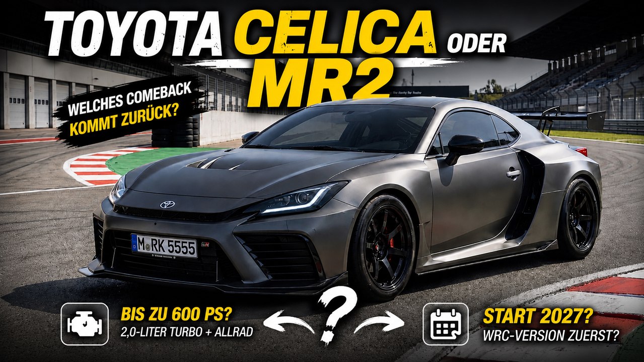 Toyota Celica oder Toyota MR2? Das steckt hinter dem Erlkönig