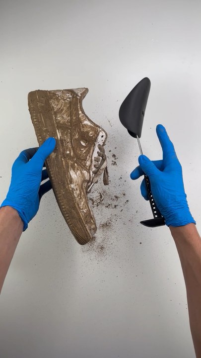 How to Clean Filthy AF1 ? #asmr #cleaning #sneakers #satisfying #restoration #sneakerhead #relaxing