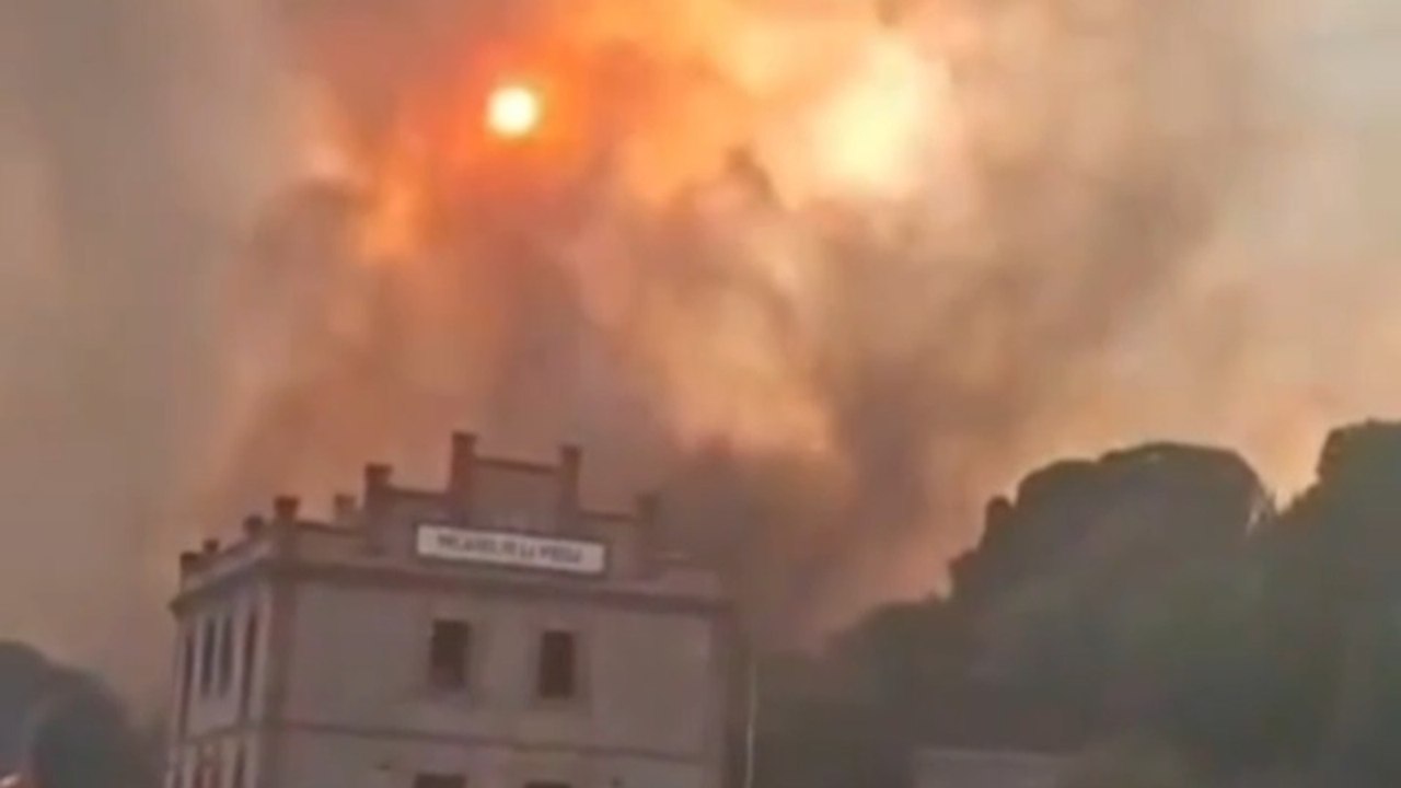 España combate varios incendios forestales simultáneos