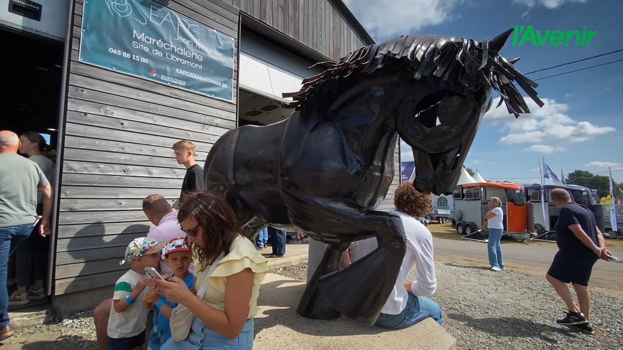 À la Foire de Libramont, l'école de maréchalerie fait parler son savoir-faire