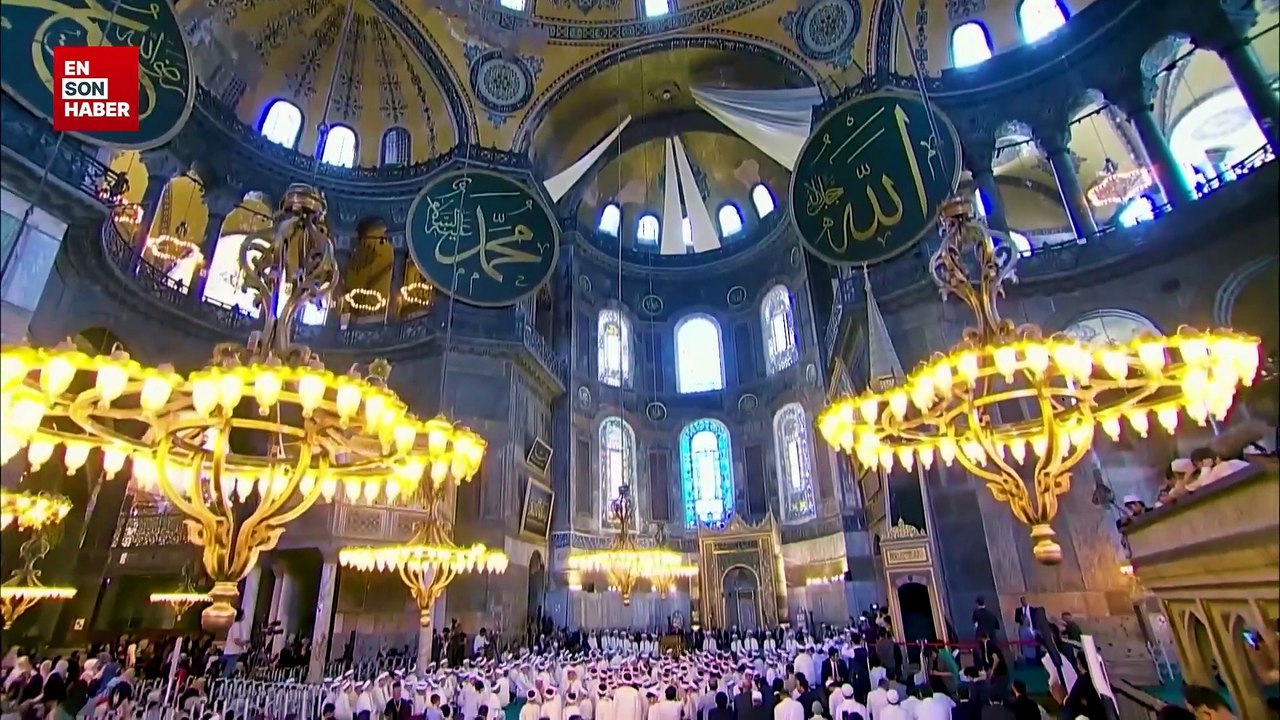Ayasofya'da ilk cuma namazının 6'ncı yılı