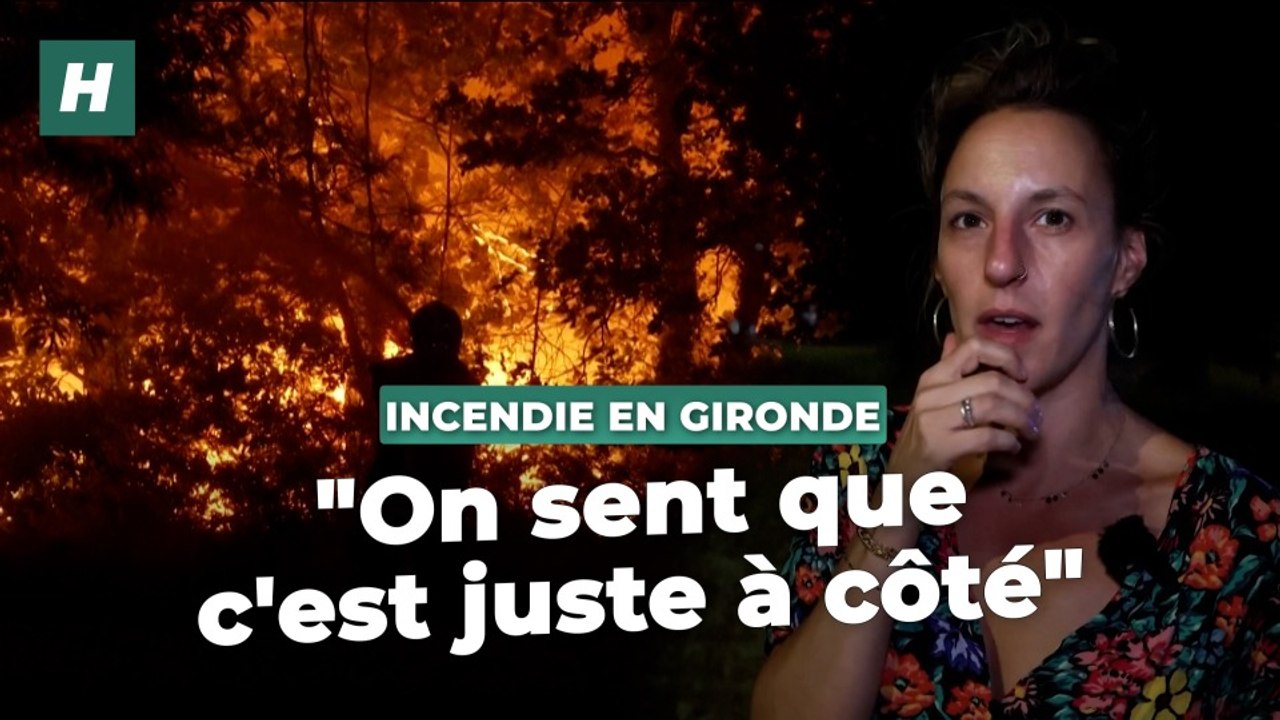 Face aux incendies, nuit d'angoisse pour les habitants et les touristes du bassin d'Arcachon