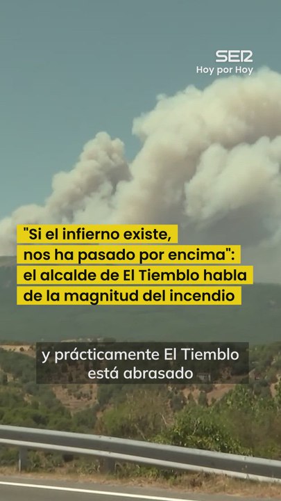 "Si el infierno existe, nos ha pasado por encima hoy"