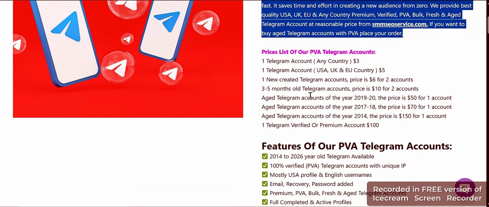 The Top 17 Websites For Purchasing Old Telegram ...