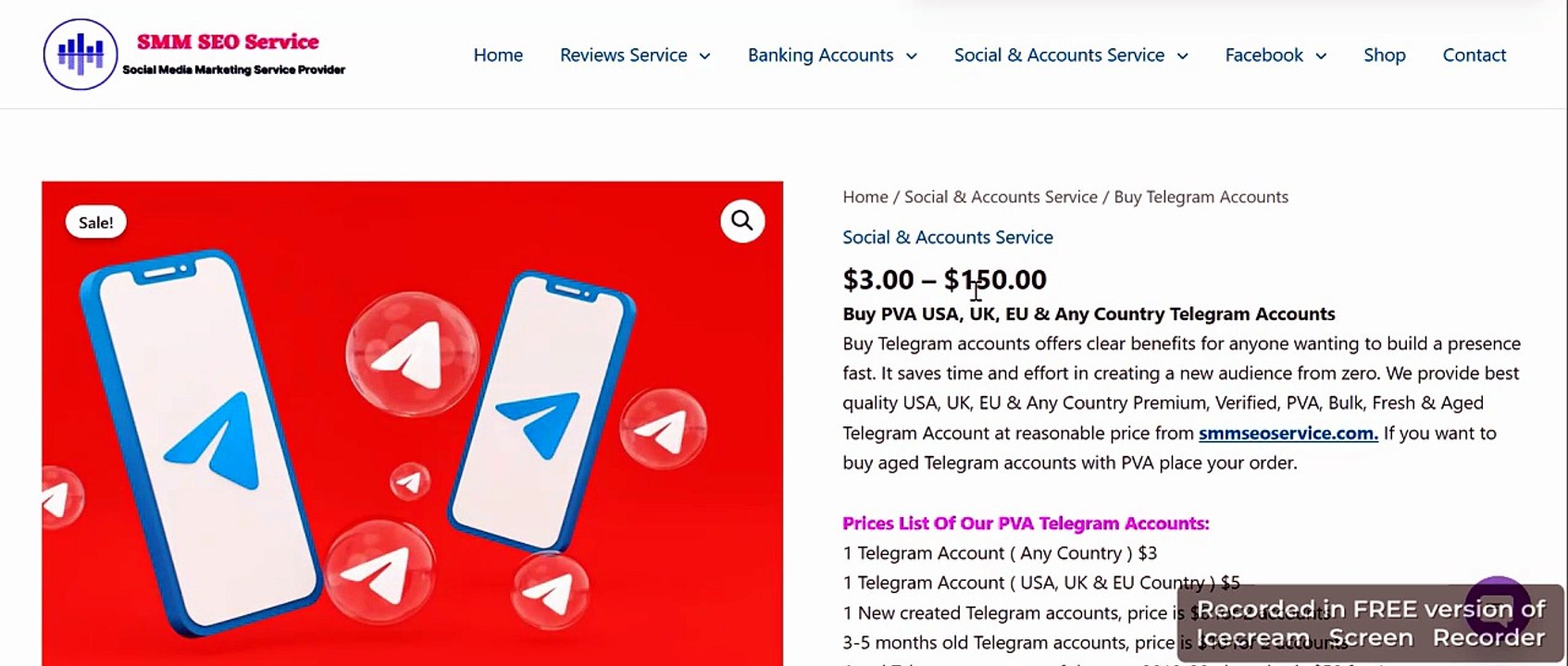 Best sites to Buy Telegram Accounts (PVA & Aged)
