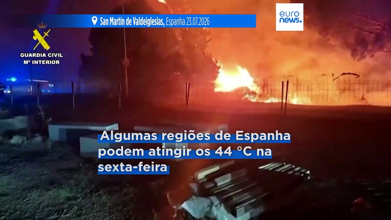 Sul da Europa continua a lutar contra incêndios florestais, Espanha declara estado de emergência