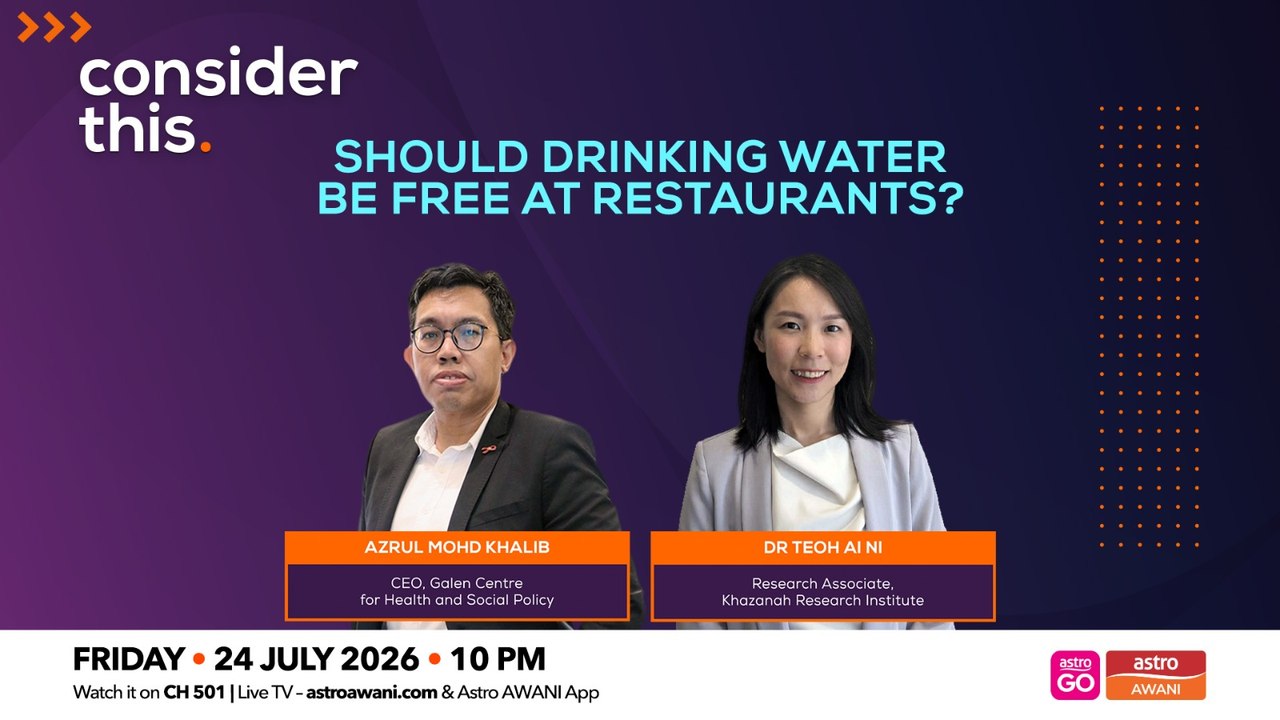 Consider This: Should Drinking Water Be Free at Restaurants? (Part 1)