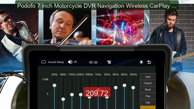 Podofo 7 inch Motorcycle DVR Navigation Wireless CarPlay Android A... Best Deal 2026 | Shop Now!