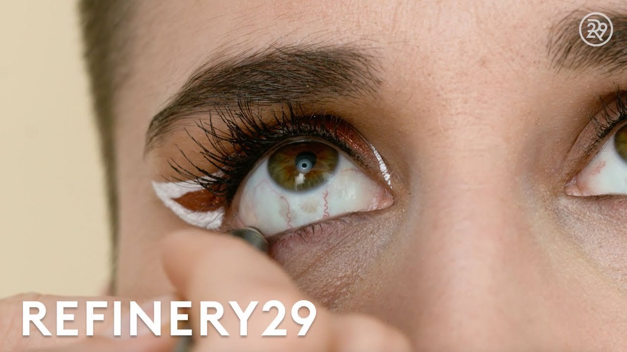 White Outlined Eyeliner Makeup Tutorial | Short Cuts | Refinery29