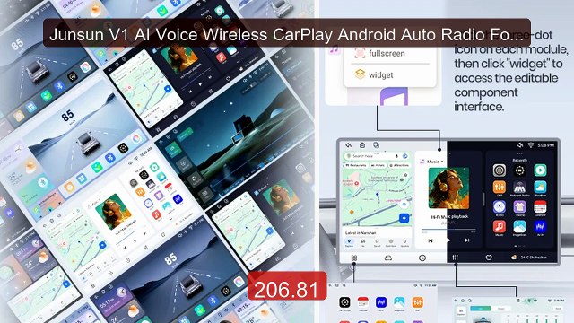 Junsun V1 AI Voice Wireless CarPlay Android Auto Radio For Opel In... Best Deal 2026 | Shop Now!