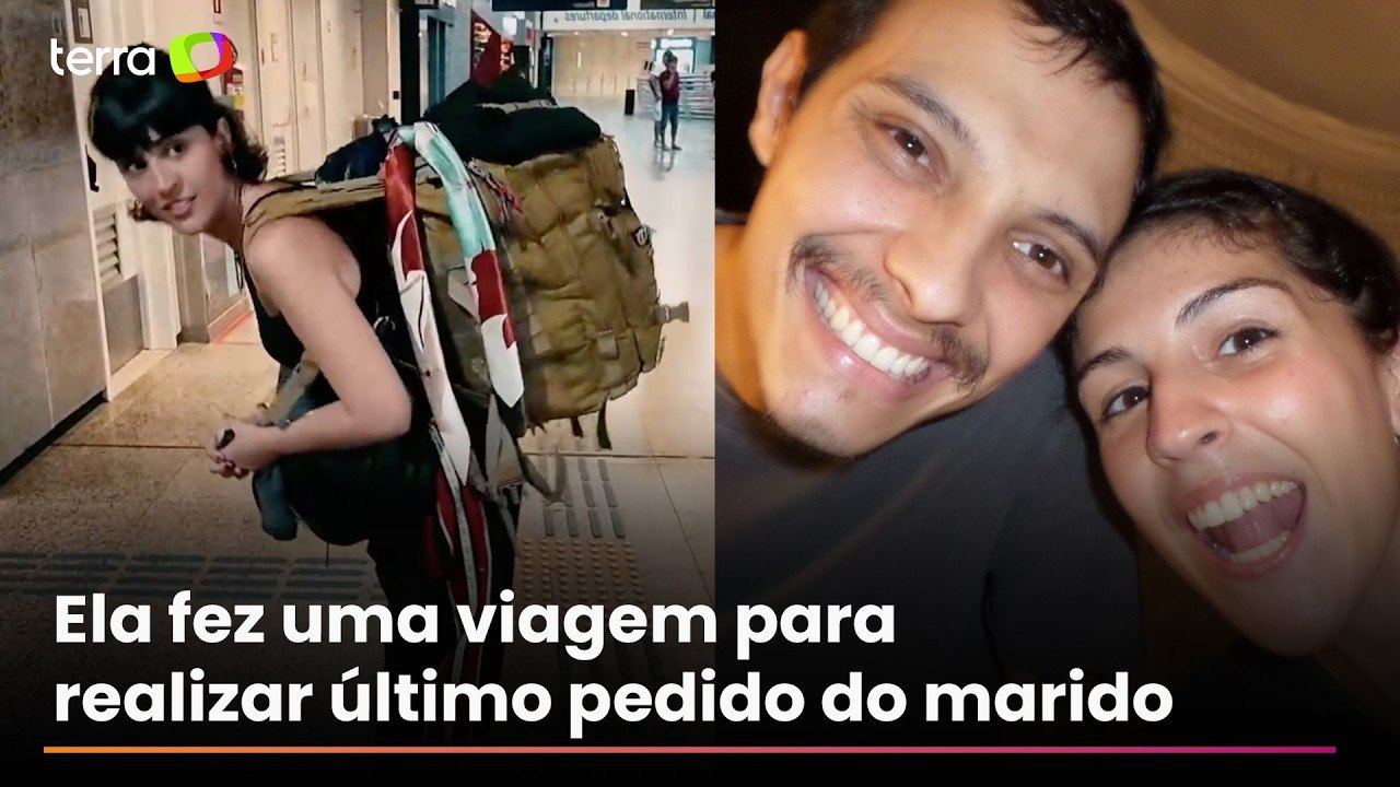 Influenciadora cearense viaja à Europa para jogar cinzas e realizar últimos desejos do marido