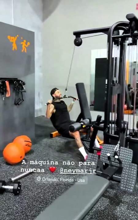 Entrenamiento de Neymar