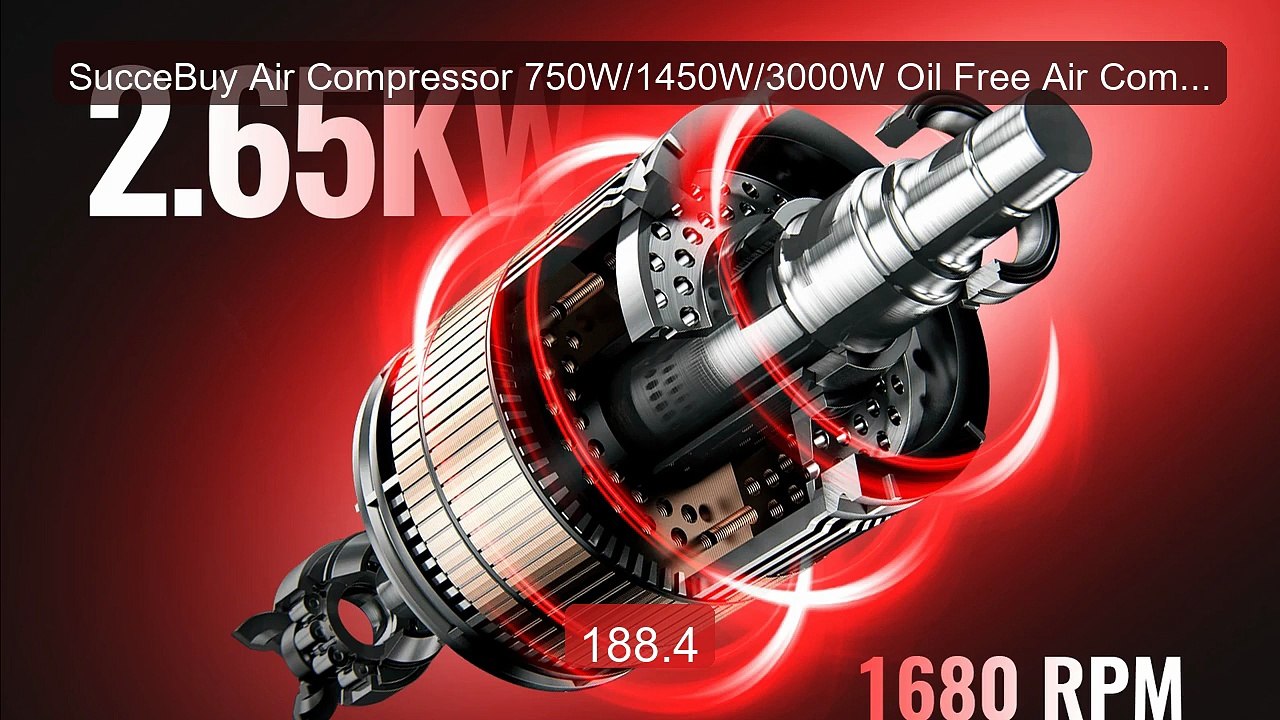 SucceBuy Air Compressor 750W/1450W/3000W Oil Free Air Compress... -- Best Buy 2026 | Great Quality!