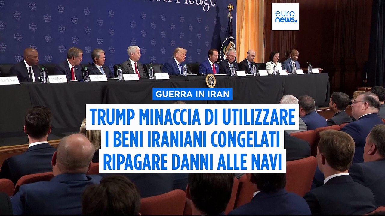 Trump minaccia di usare i beni iraniani congelati per ripagare i danni alle navi nel Golfo