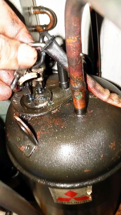 AC Compressor Terminal Blast Repairing | Outdoor Unit Pin Short Circuit Fix