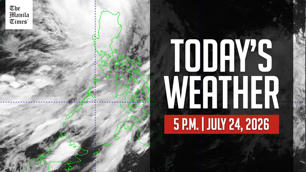 Today's Weather, 5 P.M. | Jul. 24, 2026