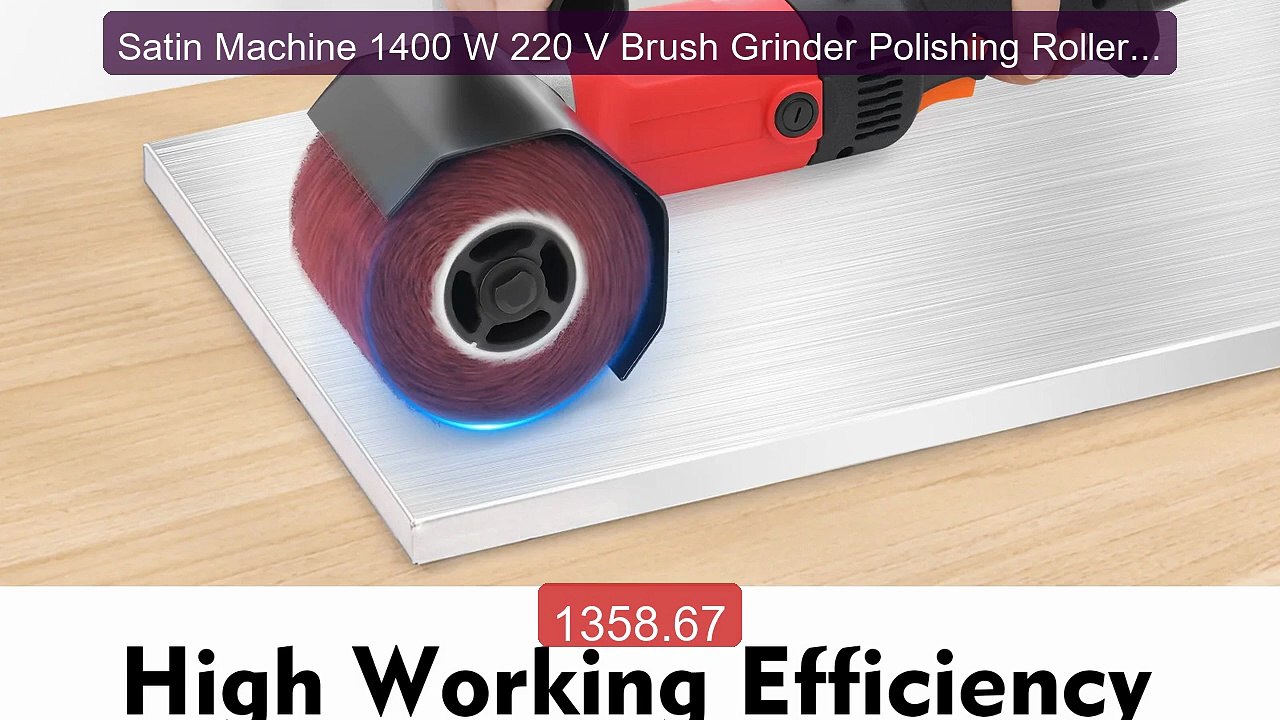Satin Machine 1400 W 220 V Brush Grinder Polish...