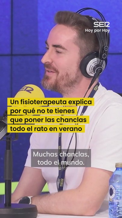 Un fisio explica por qué no tienes que usar las chanclas todo el rato en verano