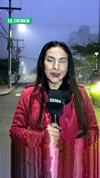 Santa Cruz amaneció cubierta por una densa neblina