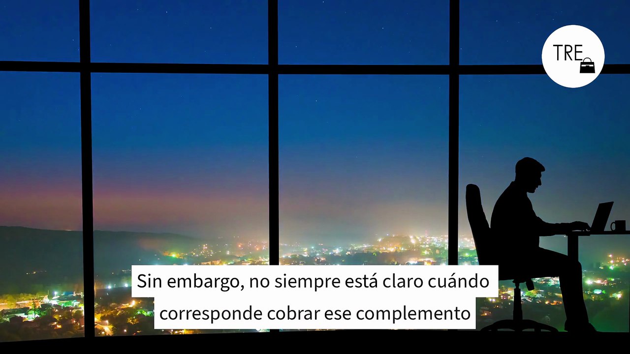 Está confirmado por ley, trabajar de noche entre las 22:00 y las 06:00 horas da derecho a cobrar un plus salarial
