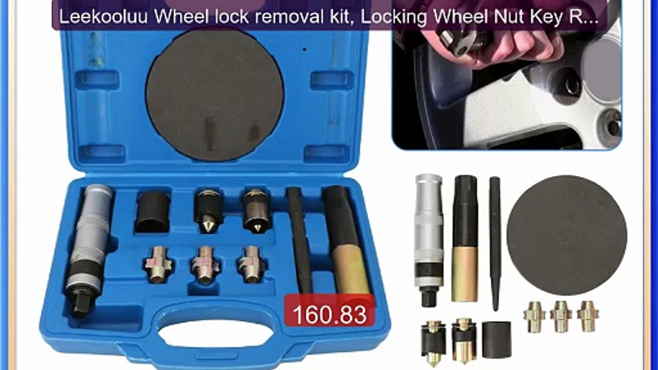 Leekooluu Wheel lock removal kit, Locking Wheel Nut Key Repla... -- Amazing Value 2026 | Must Have!