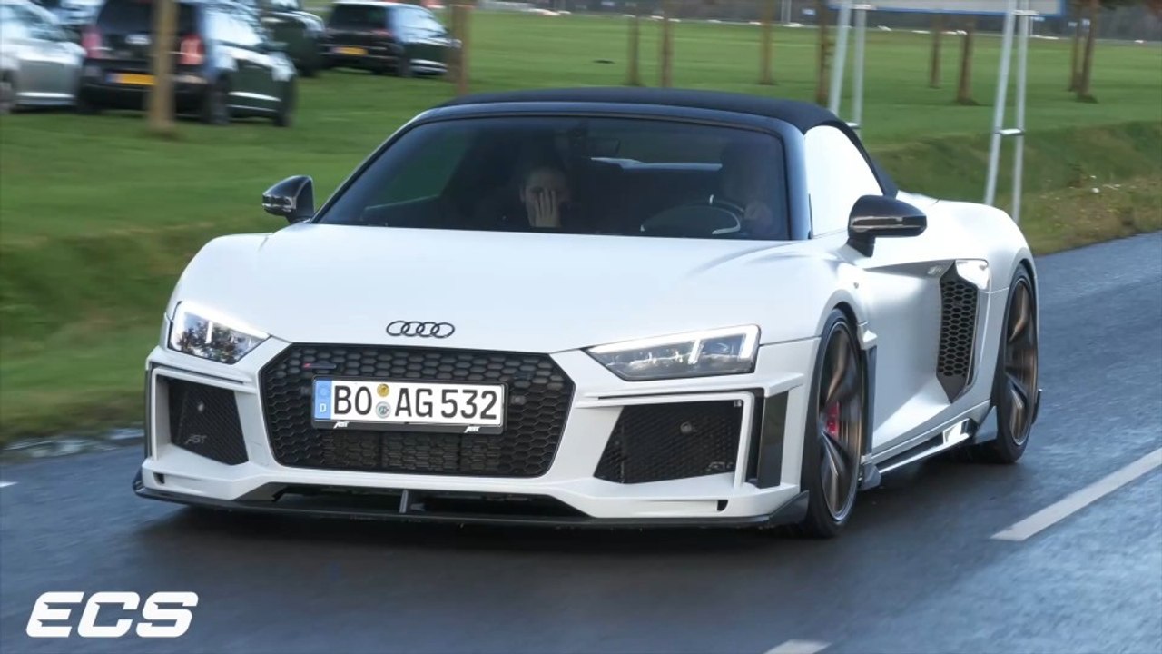 Modified Cars Leaving a Car Show !