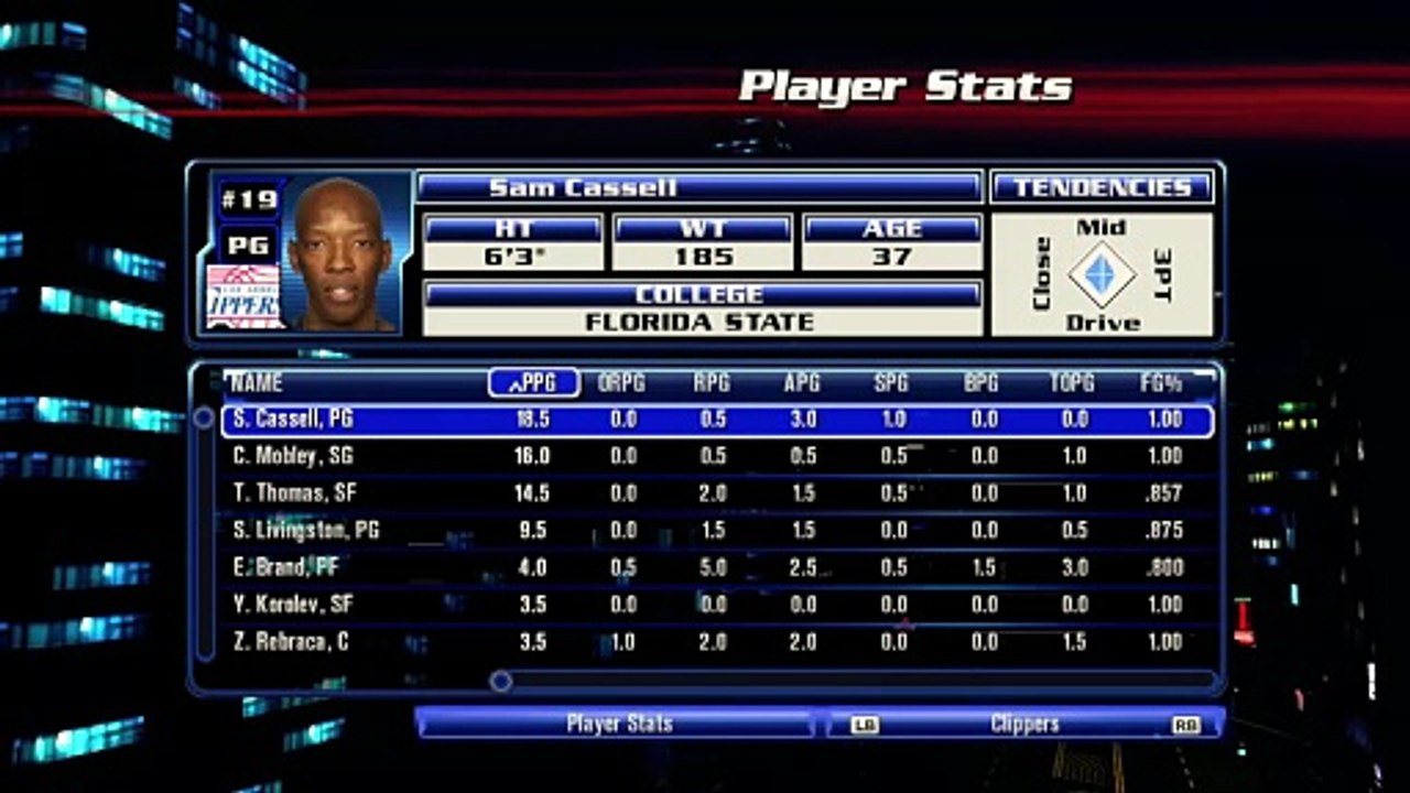 My Season So Far (NBA 2K7)