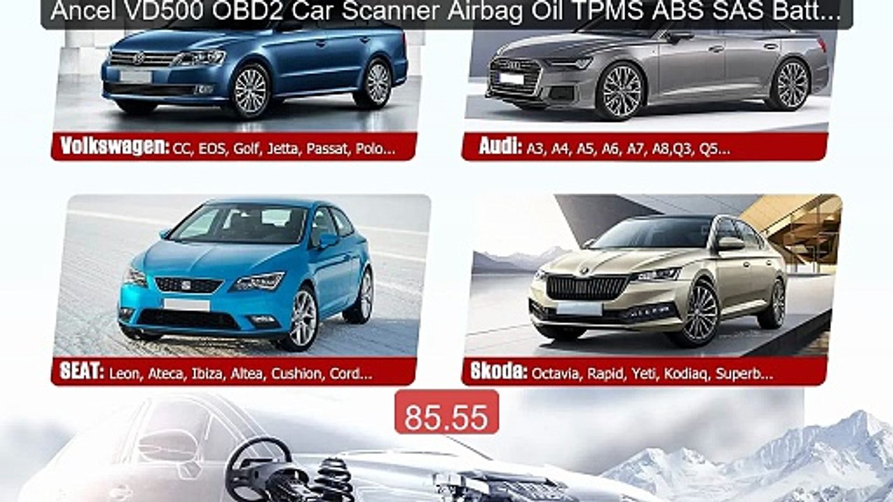 Ancel VD500 OBD2 Car Scanner Airbag Oil TPMS ABS SAS Battery Code ... -- Best Deal 2026 | Shop Now!