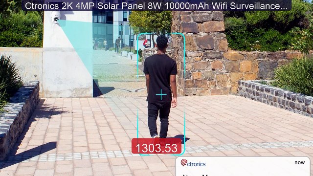 Ctronics 2K 4MP Solar Panel 8W 10000mAh Wifi Surveillance C... Top Pick 2026 | Unbeatable Price!