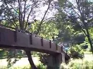 saut du pont des berges de l'indre