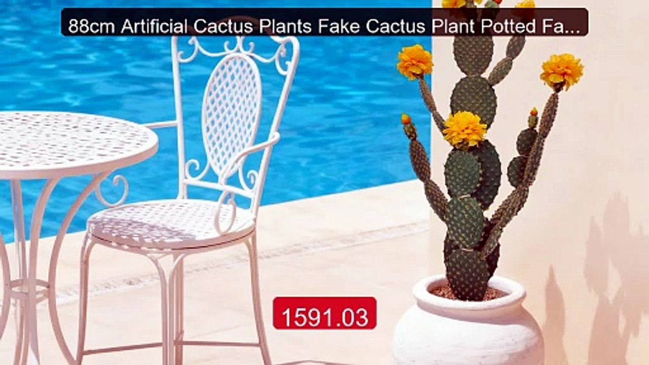 88cm Artificial Cactus Plants Fake Cactus Plant Potted Faux Cactus ... -- Top Rated 2026 | Buy Now!