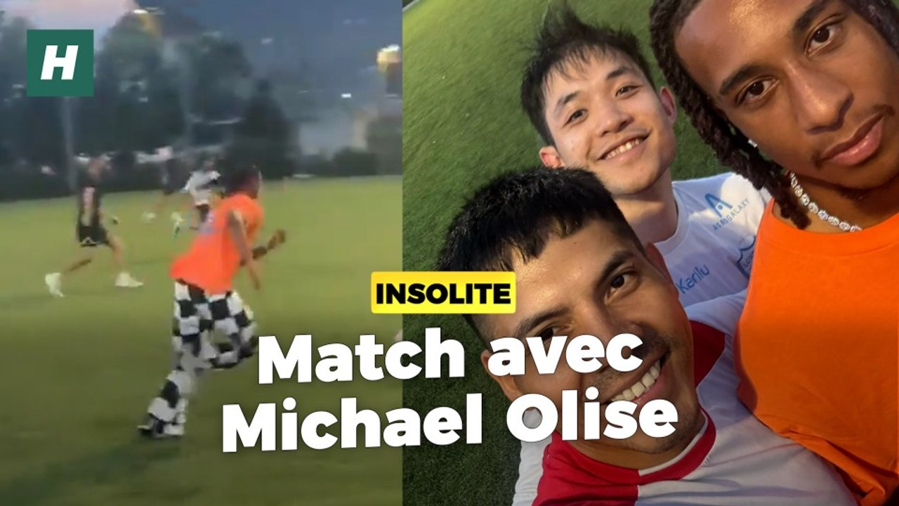 Michael Olise s’est incrusté dans un match de foot entre amis… en plein parc à New York