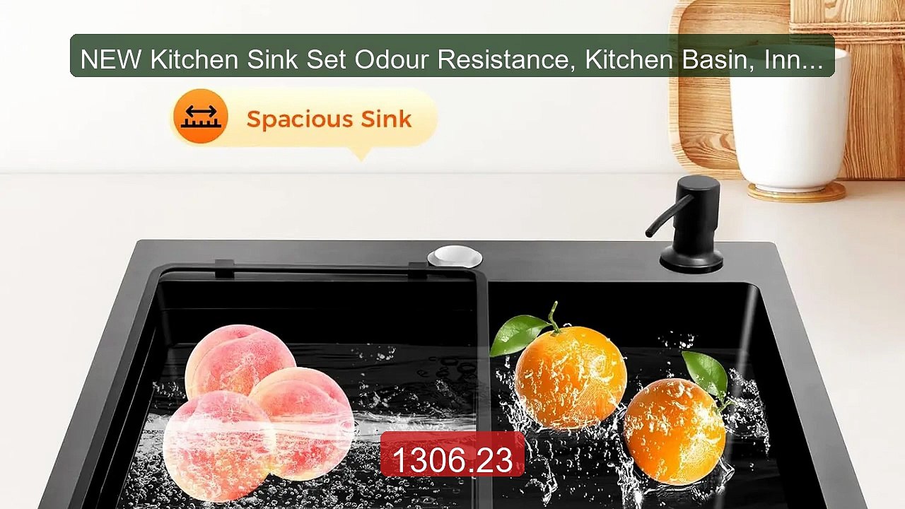 NEW Kitchen Sink Set Odour Resistance, Kitchen Basin, Inner... -- Top Pick 2026 | Unbeatable Price!
