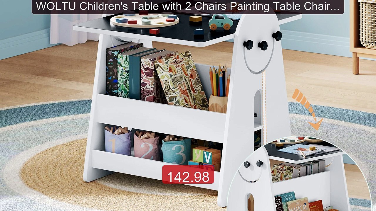 WOLTU Children's Table with 2 Chairs Painting Table Chair Set Chil... -- Best Deal 2026 | Shop Now!